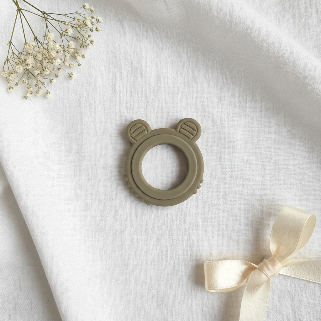 Beißring Tiger Khaki – Vorderseite