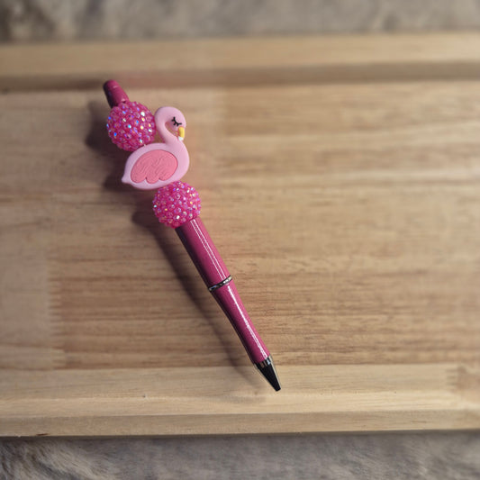 Kugelschreiber mit Flamingo | Pink