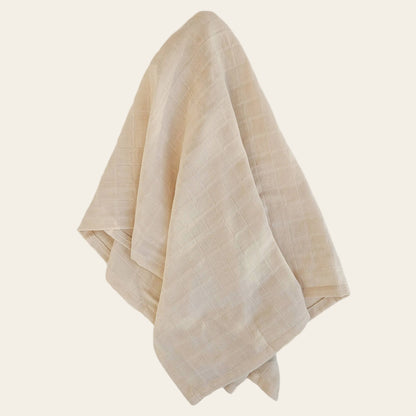 Bio-Babymusselin-Decke Sandshell