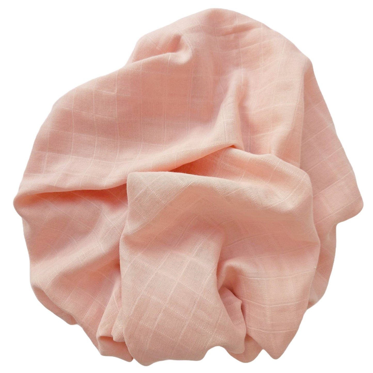 Bio-Babymusselin-Decke Pfirsich