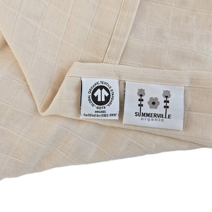 Bio-Babymusselin-Decke Sandshell