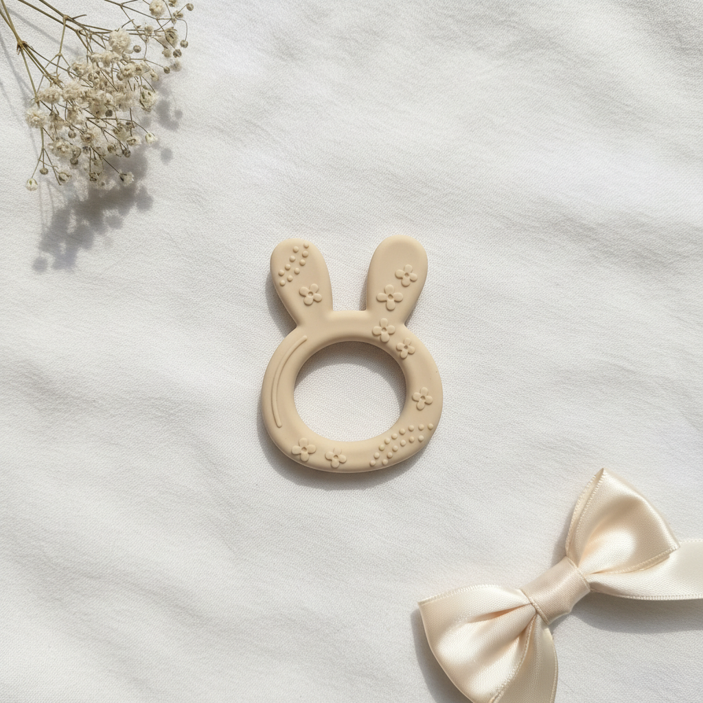 Beißring Hase Creme – 1