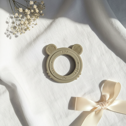Beißring Tiger Khaki – Rückseite