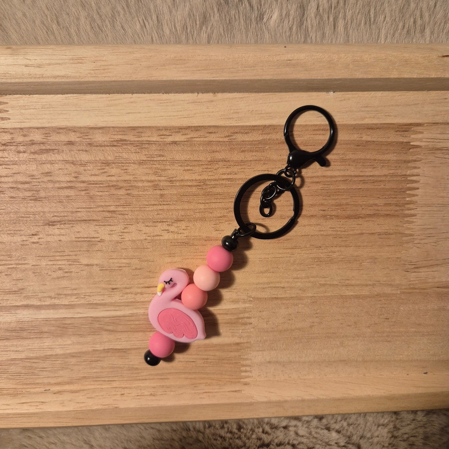 Schlüsselanhänger Flamingo